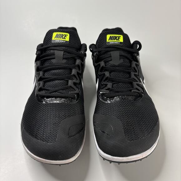 Nike Zoom Rival D 10 Black/White-Volt spikes 907567-017 Women's Size 9 Medium - Picture 2 of 13